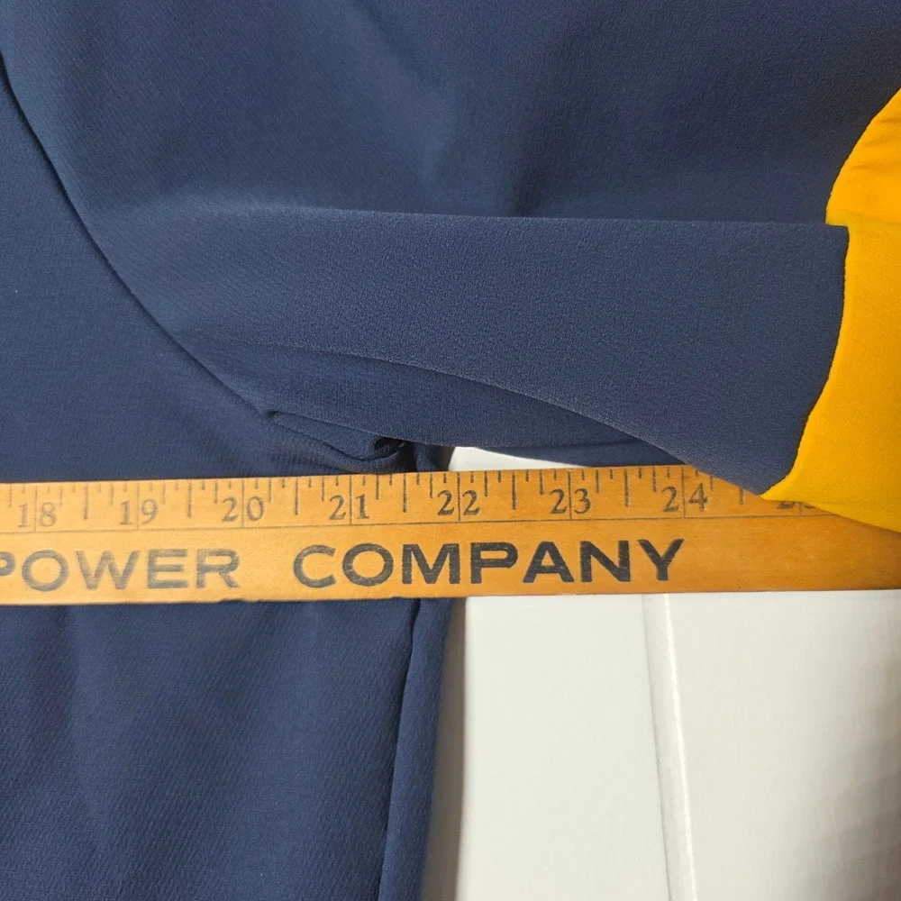 Nike Dri-FIT Full Zip Training Jacket Mens Medium Navy Blue Yellow 928010-451